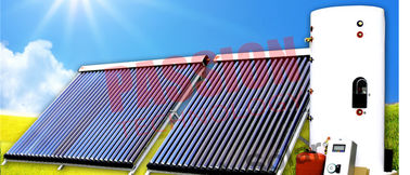 Heat Pipe Solar Water Heater Winter, Copper Coil Solar Water Heater For House